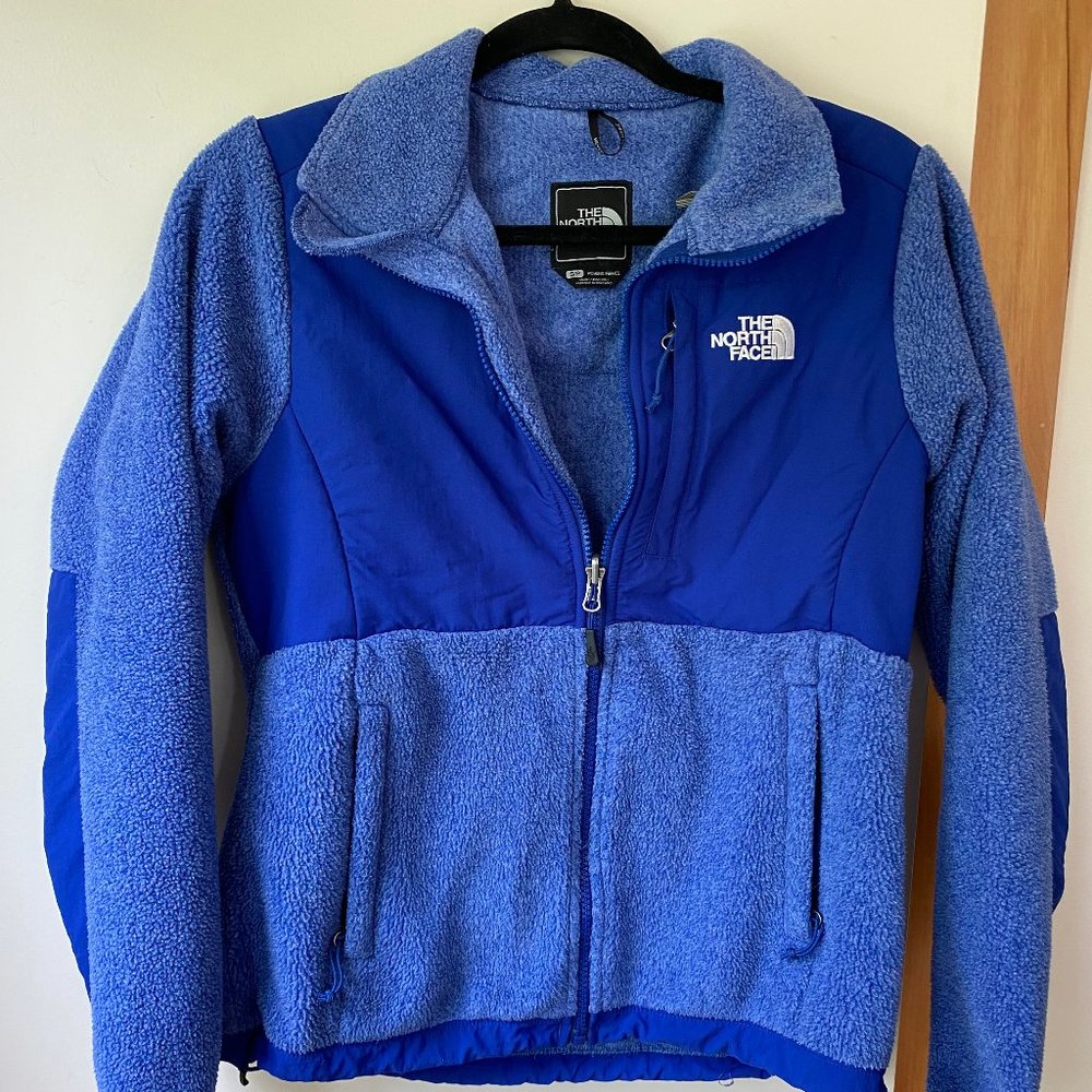 North Face Denali fleece heather blue S